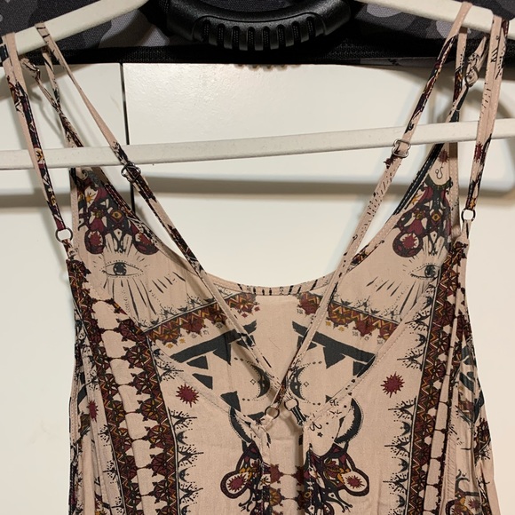 Cleobella pink bohemian print moon jumpsuit small - Picture 5 of 9